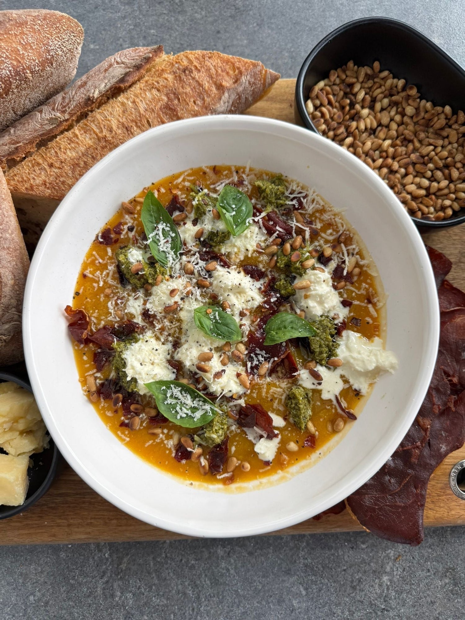 Loaded Pumpkin Soup