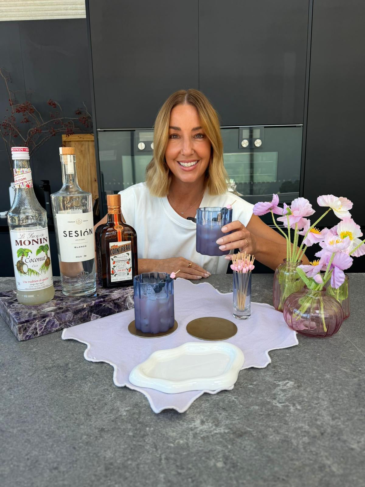 Blueberry Coconut Margarita