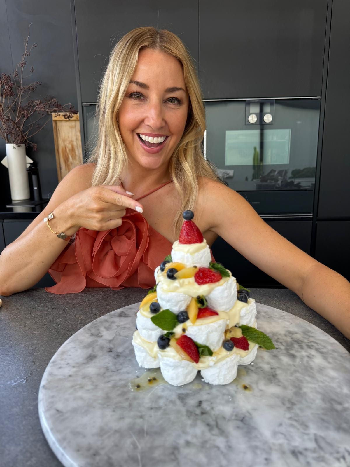 Pavlova Christmas Tree