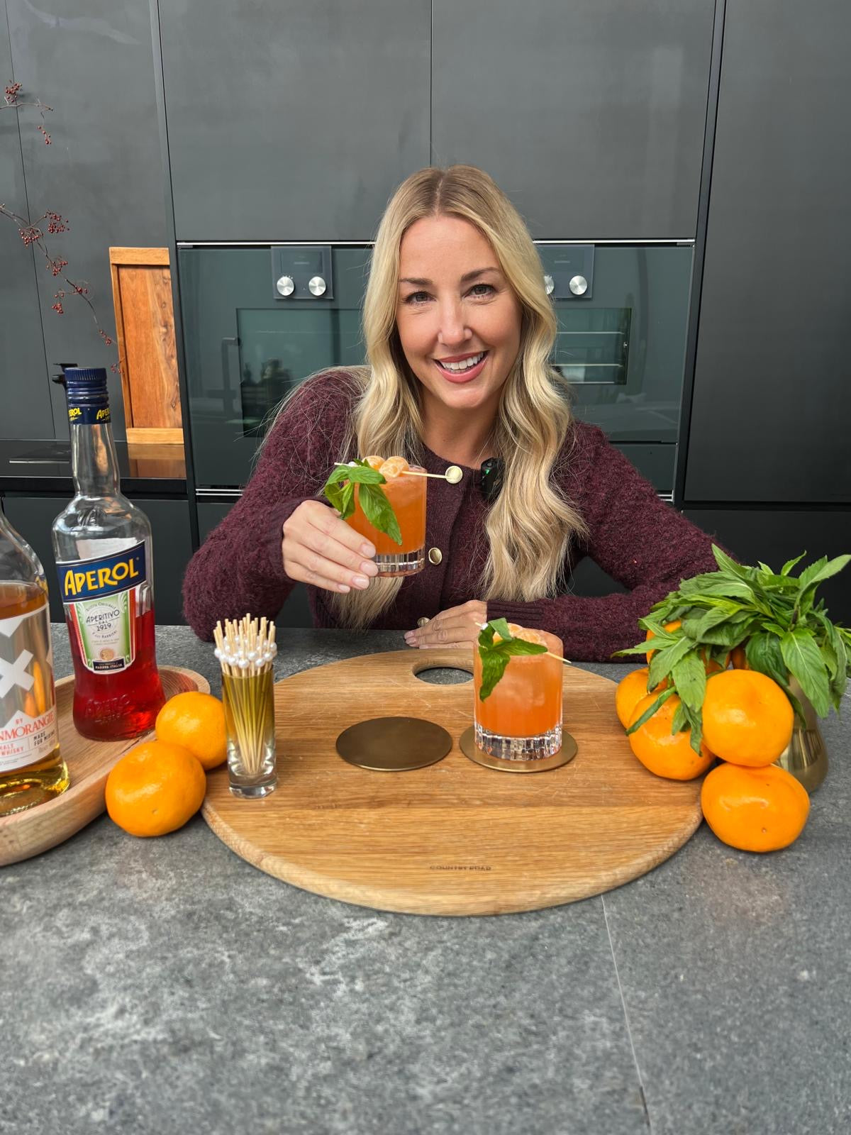 Mandarin Bourbon Smash