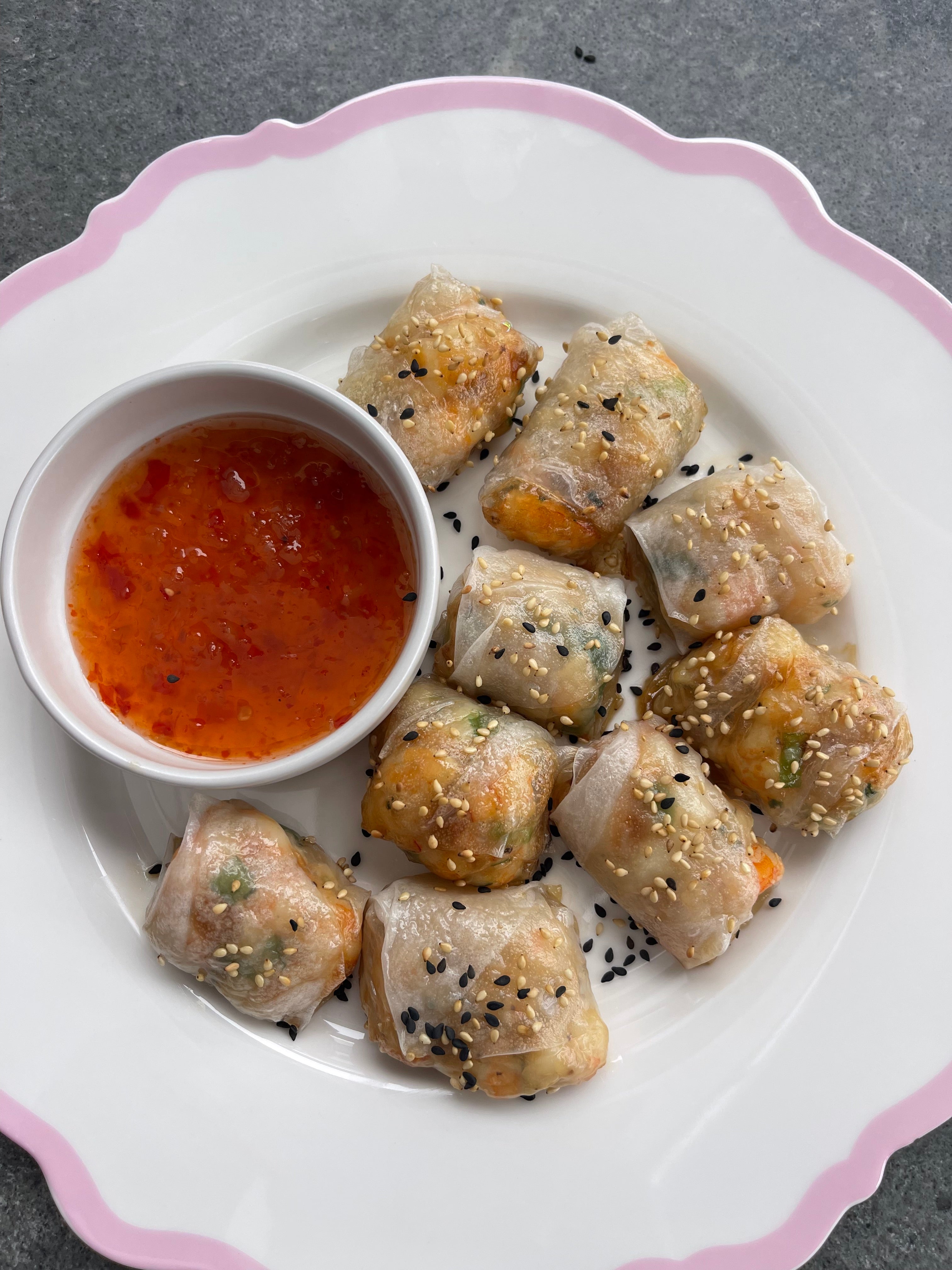 Crispy Prawn Rice Paper Rolls – Jules Sebastian