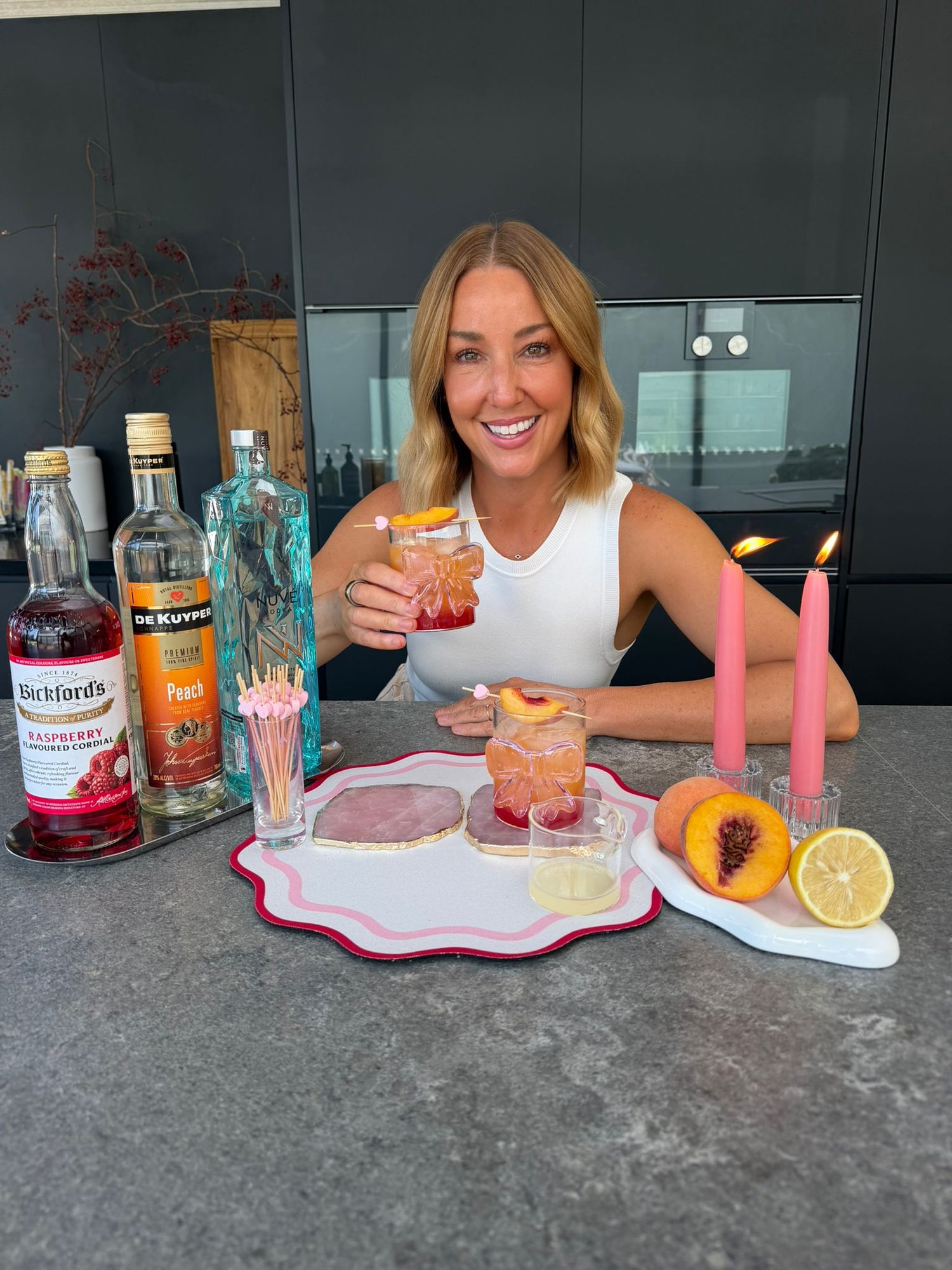 Peach Sunrise Cocktail