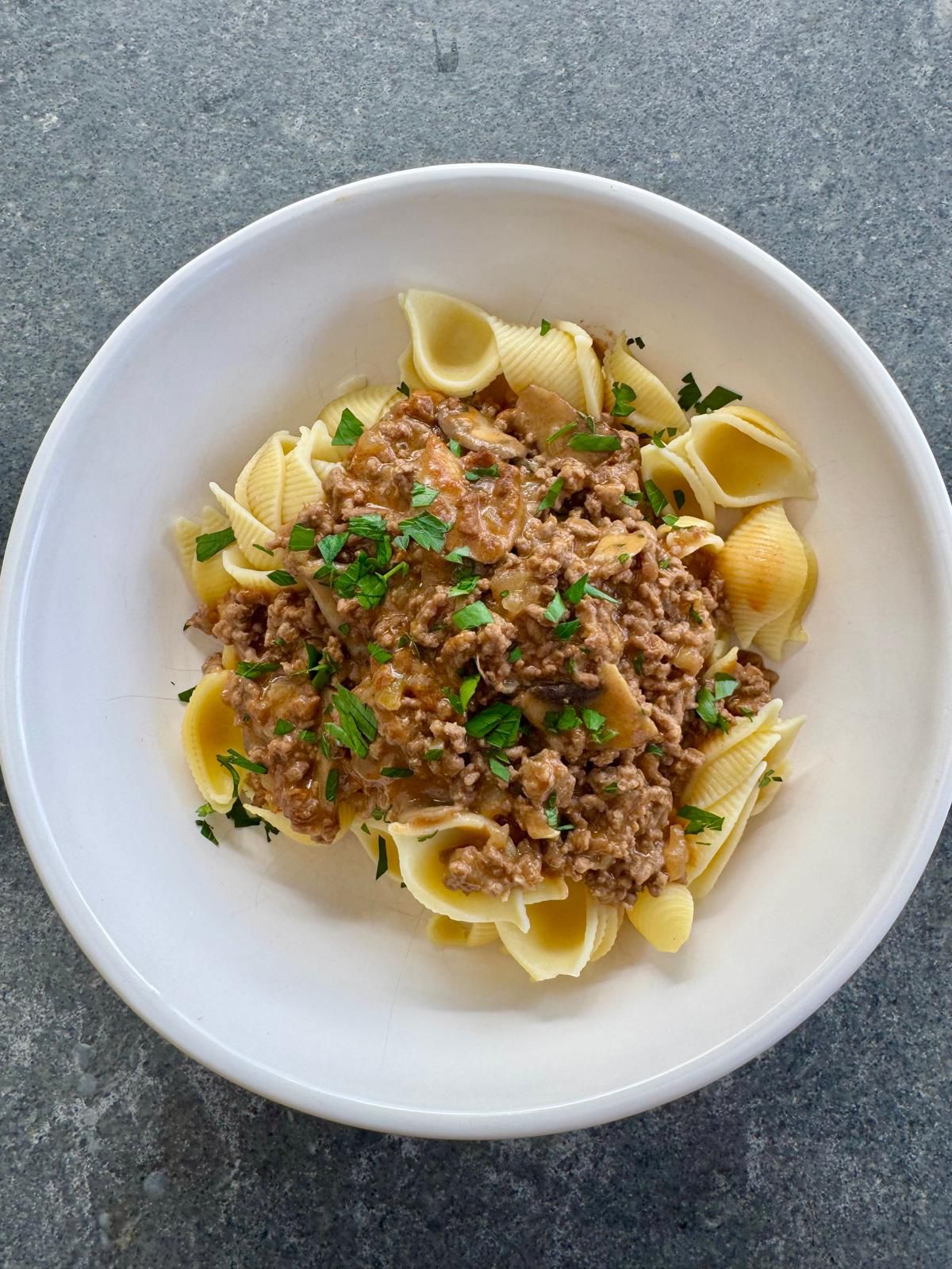 Beef Mince Stroganoff