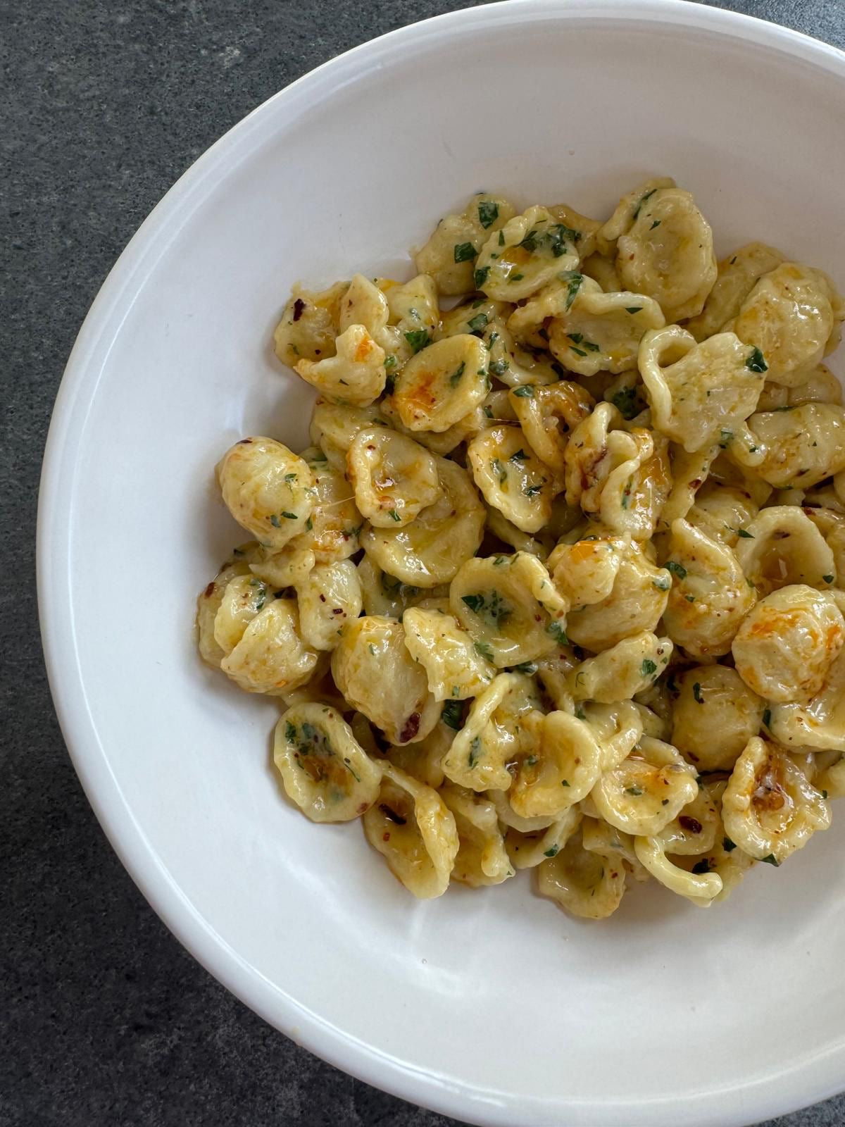 Orecchiette Chilli Creamy Pasta