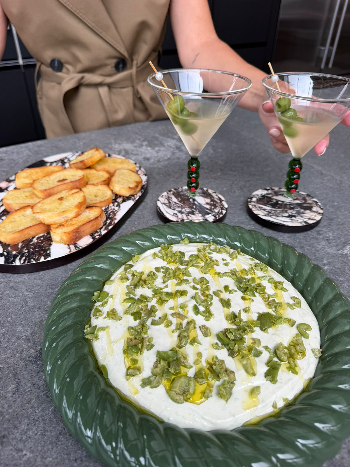 Dirty Martini Dip